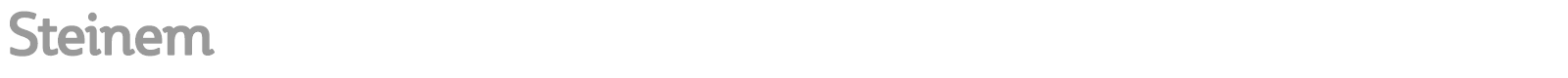 Steinem font preview